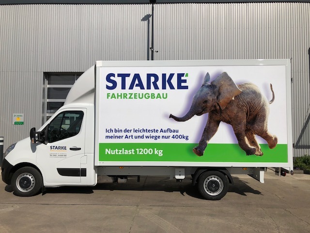 Leichter Fahrzeugaufbau LKW für Transport und Logistik als